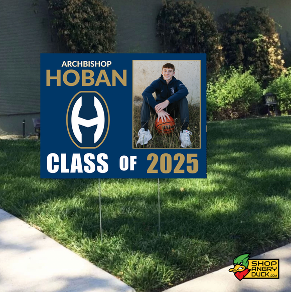 Hoban Senior Yard Sign with Photo