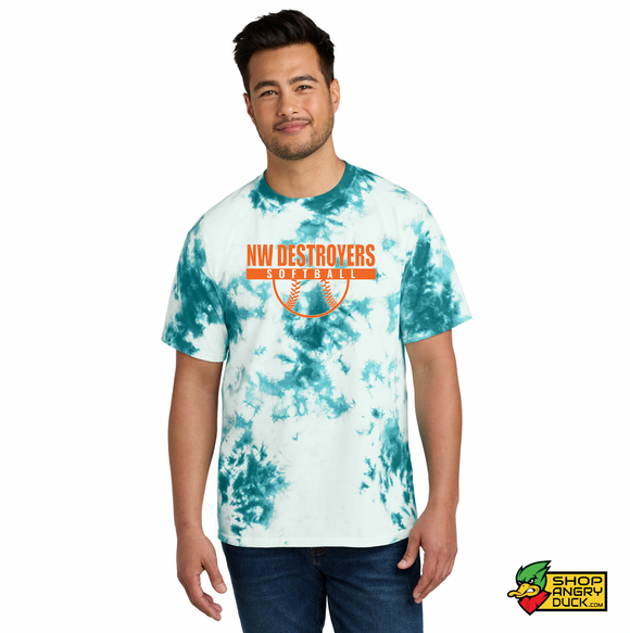 NW Destroyers Softball Tie-Dye T-Shirt