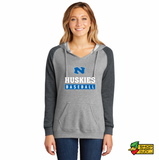 Huskies Baseball District ® Lightweight Fleece Raglan Ladies Hoodie