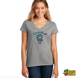 Triple Threat Academy Ladies MOM V-Neck T-Shirt