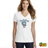 Triple Threat Academy Ladies MOM V-Neck T-Shirt