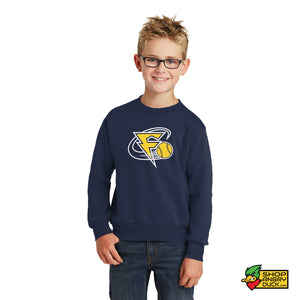 Tallmadge Force "F" Logo Youth Crewneck Sweatshirt