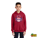 Revere Baseball Mascot Logo Youth Hoodie