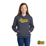 Tallmadge Force Script Logo Youth Hoodie