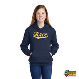 Tallmadge Force Script Logo Youth Hoodie