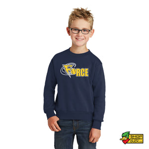 Tallmadge Force Full Logo Youth Crewneck Sweatshirt