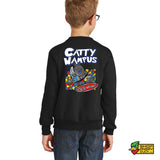 Catty Wampus Monster Truck Youth Crewneck Sweatshirt