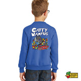 Catty Wampus Monster Truck Youth Crewneck Sweatshirt