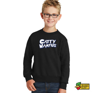 Catty Wampus Monster Truck Youth Crewneck Sweatshirt