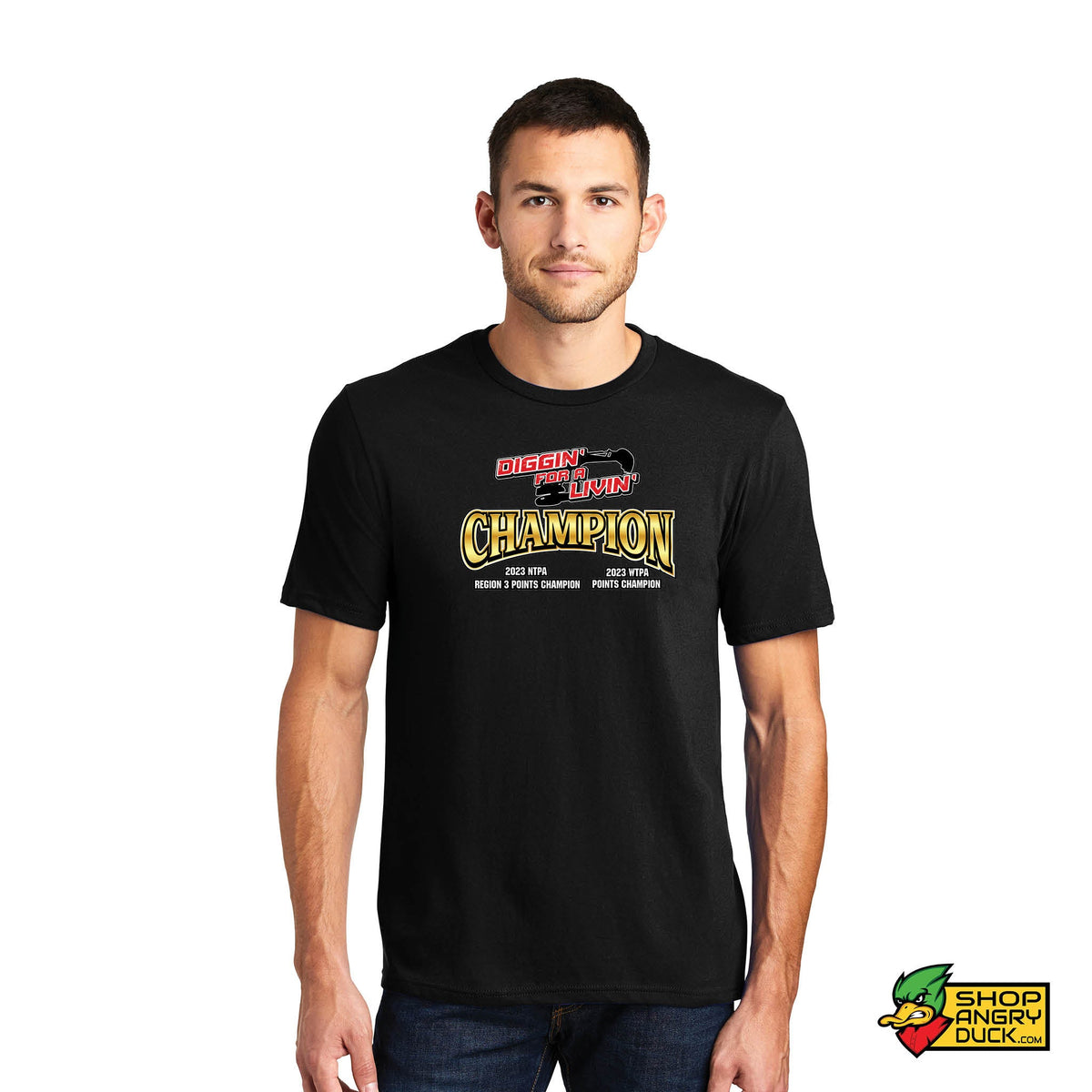 Diggin for a Livin Championship T-Shirt – ShopAngryDuck.com