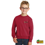 Short Fused Pulling Team Youth Crewneck Sweatshirt