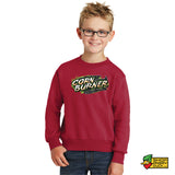 Corn Burner Pulling Team Youth Crewneck Sweatshirt