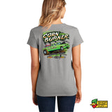 Corn Burner Pulling Team Ladies V-Neck T-Shirt