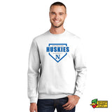 Northwestern Baseball Plate Crewneck Sweatshirt