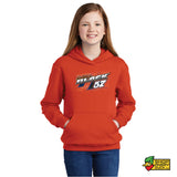 Caiden Black Racing Youth Hoodie