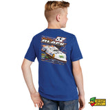 Caiden Black Racing Youth T-Shirt