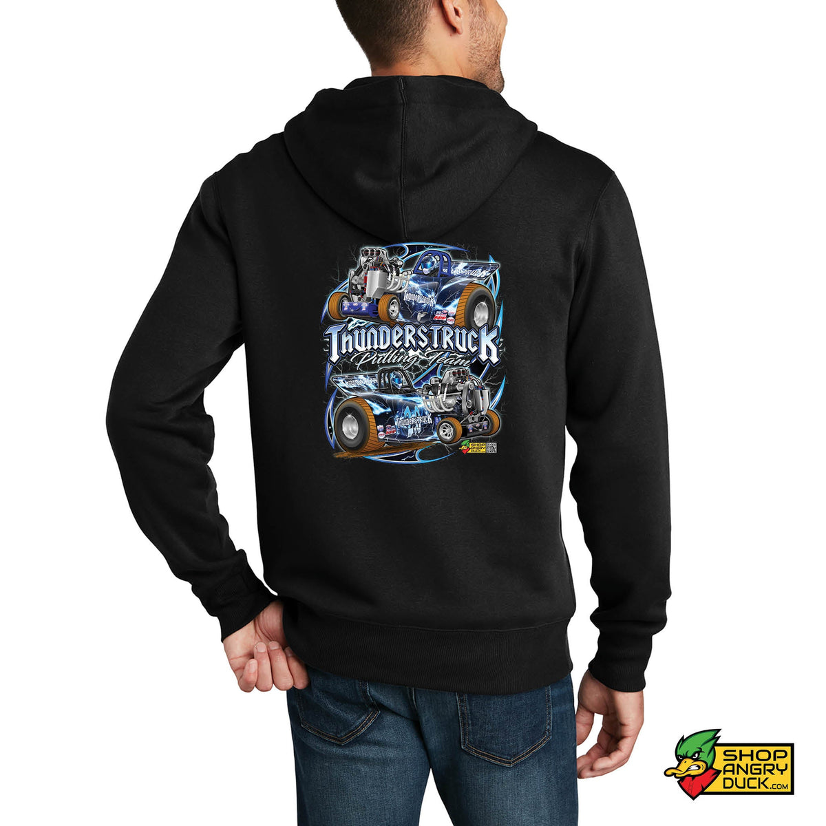 Thunderstruck Pulling Team Full Zip Hoodie – ShopAngryDuck.com